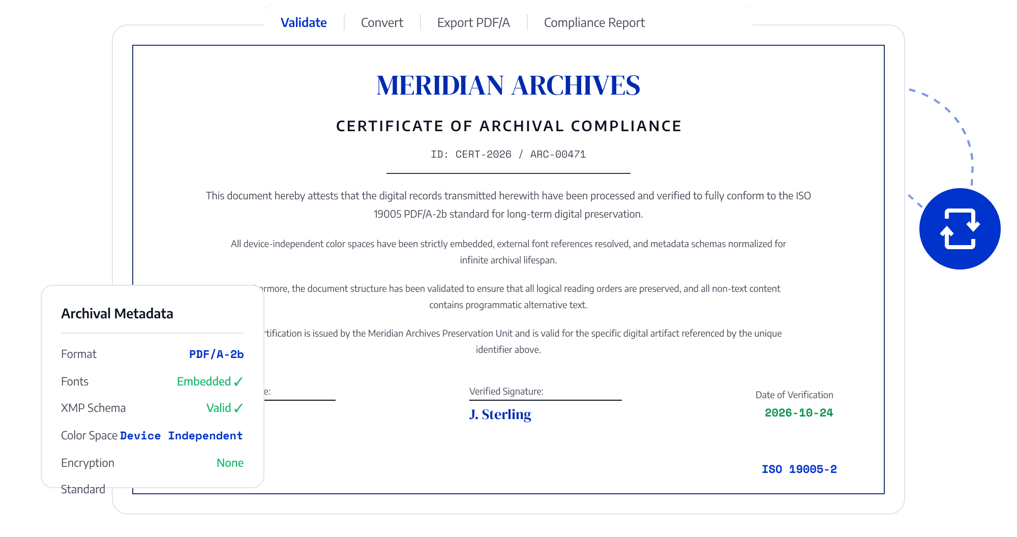Convertir un PDF en PDF/A pour l'archivage à long terme