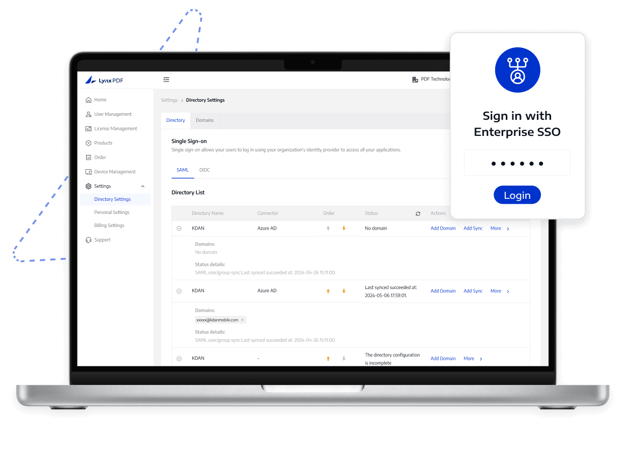 Enterprise SSO with SAML and OIDC