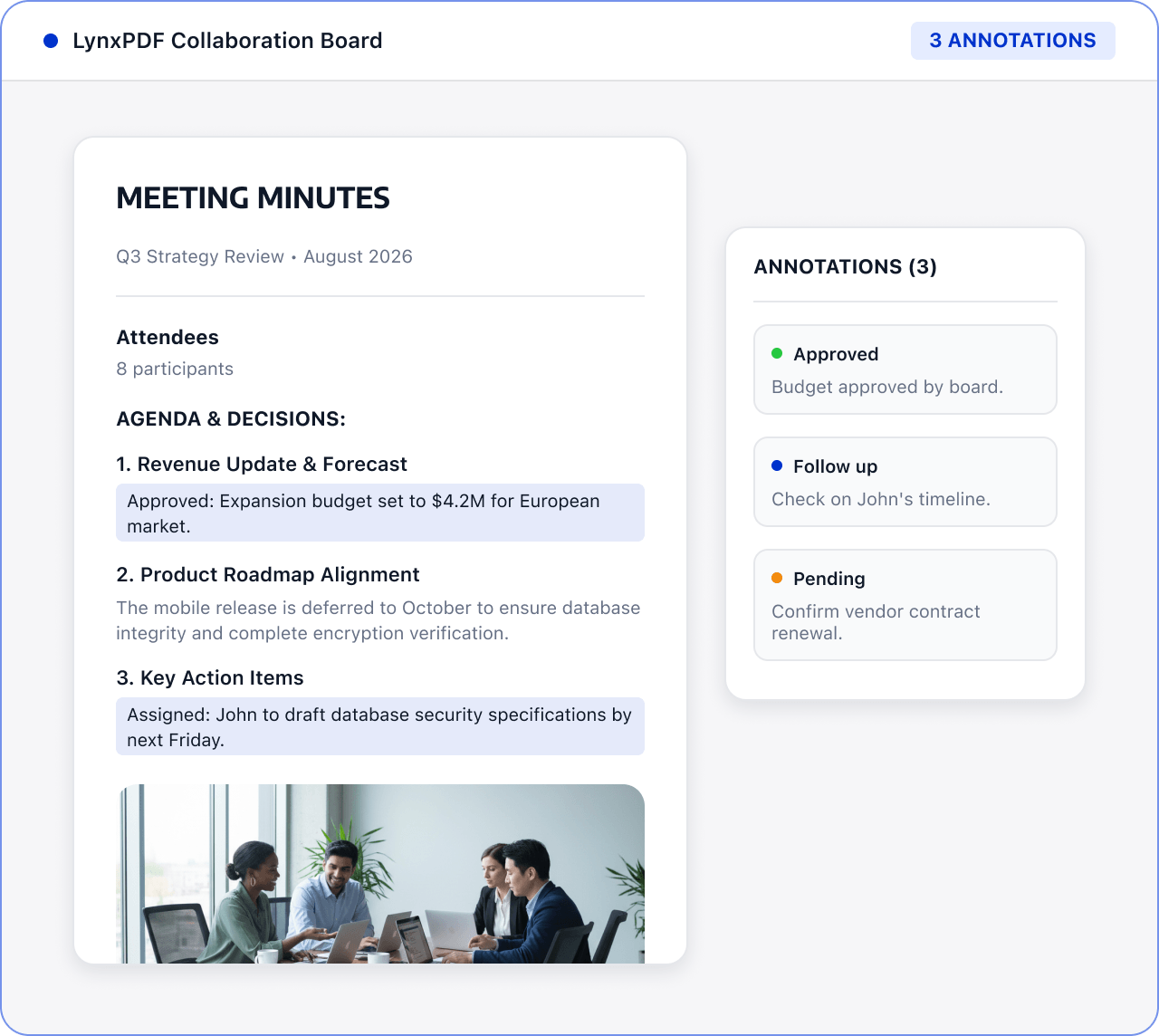 How LynxPDF Supports the Workflow